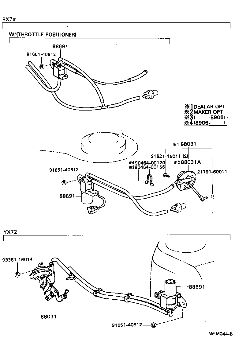  CRESSIDA WAGON |  HEATING AIR CONDITIONING VACUUM PIPING