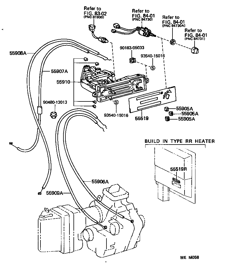  LITEACE VAN WAGON |  HEATING AIR CONDITIONING CONTROL AIR DUCT