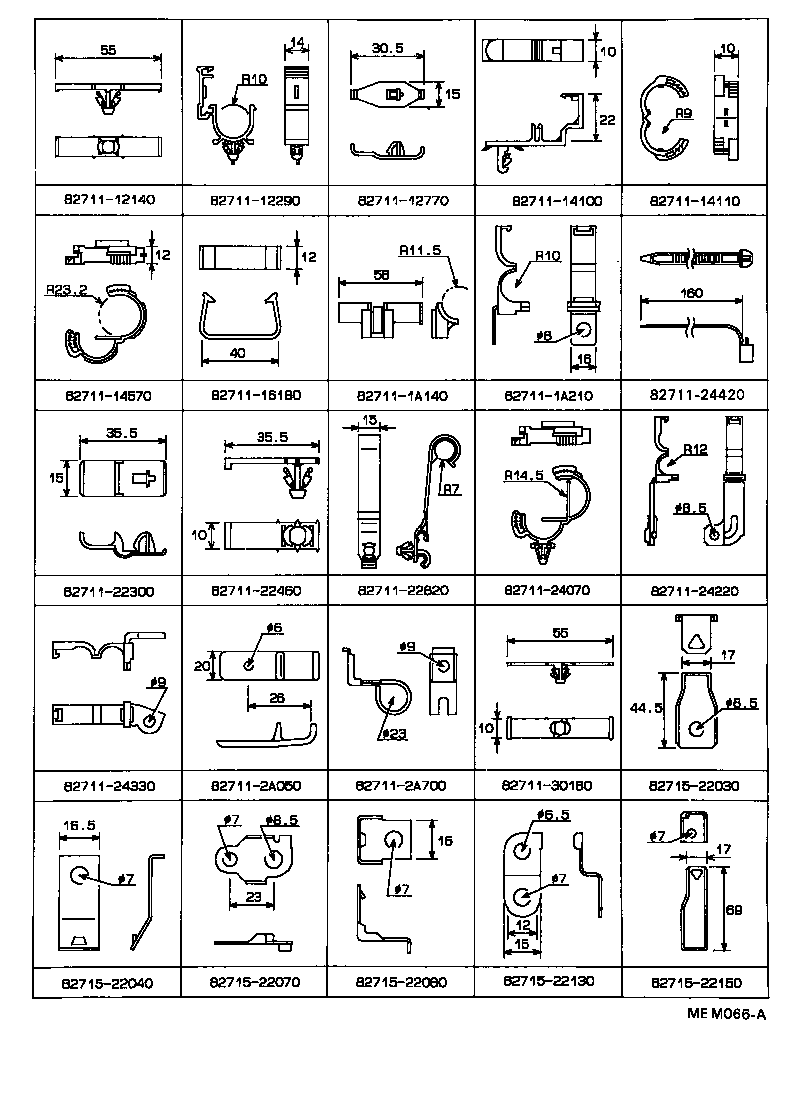  CRESSIDA WAGON |  WIRING CLAMP