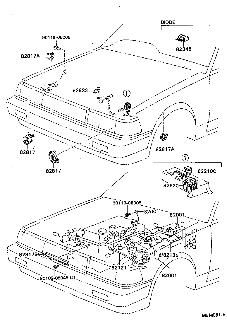  CRESSIDA WAGON |  WIRING CLAMP