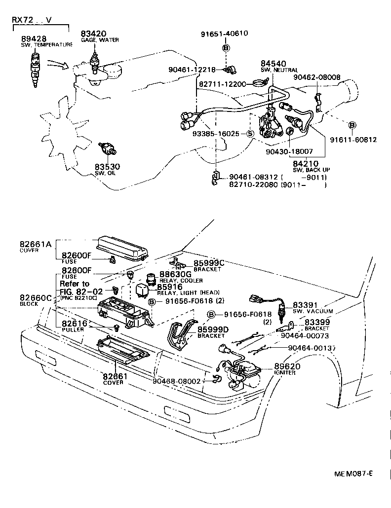  CRESSIDA WAGON |  SWITCH RELAY COMPUTER