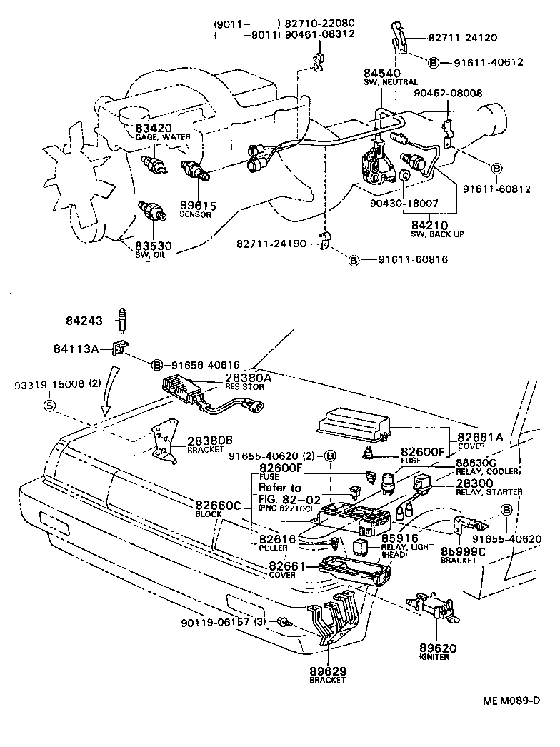  CRESSIDA WAGON |  SWITCH RELAY COMPUTER