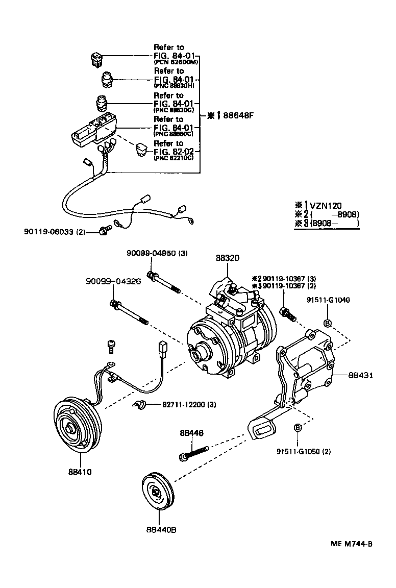 4 RUNNER TRUCK | HEATING AIR CONDITIONING COMPRESSOR