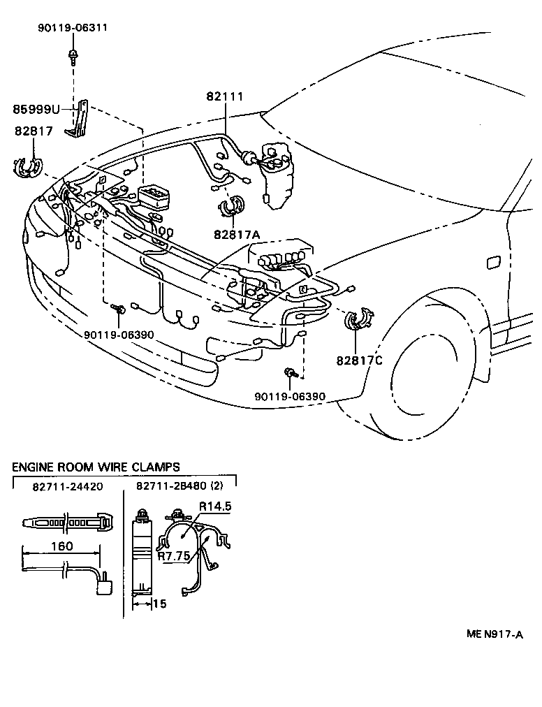  CELICA |  WIRING CLAMP