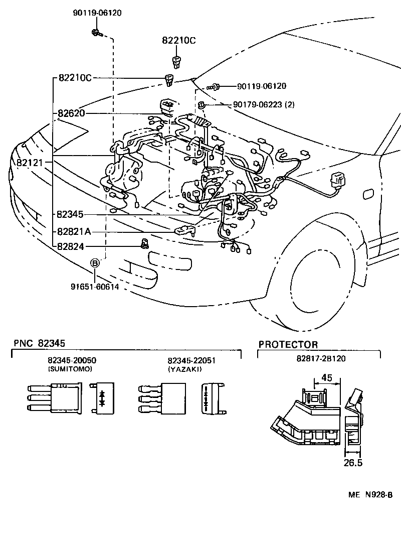  CELICA |  WIRING CLAMP