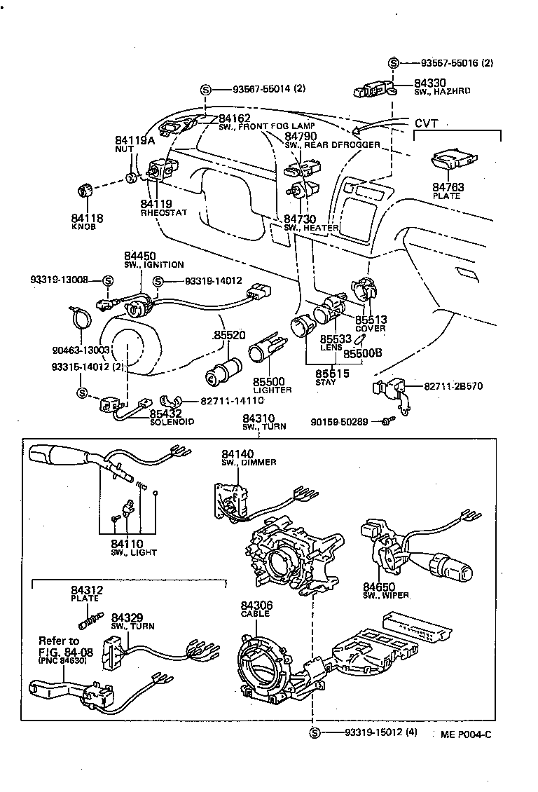  CELICA |  SWITCH RELAY COMPUTER