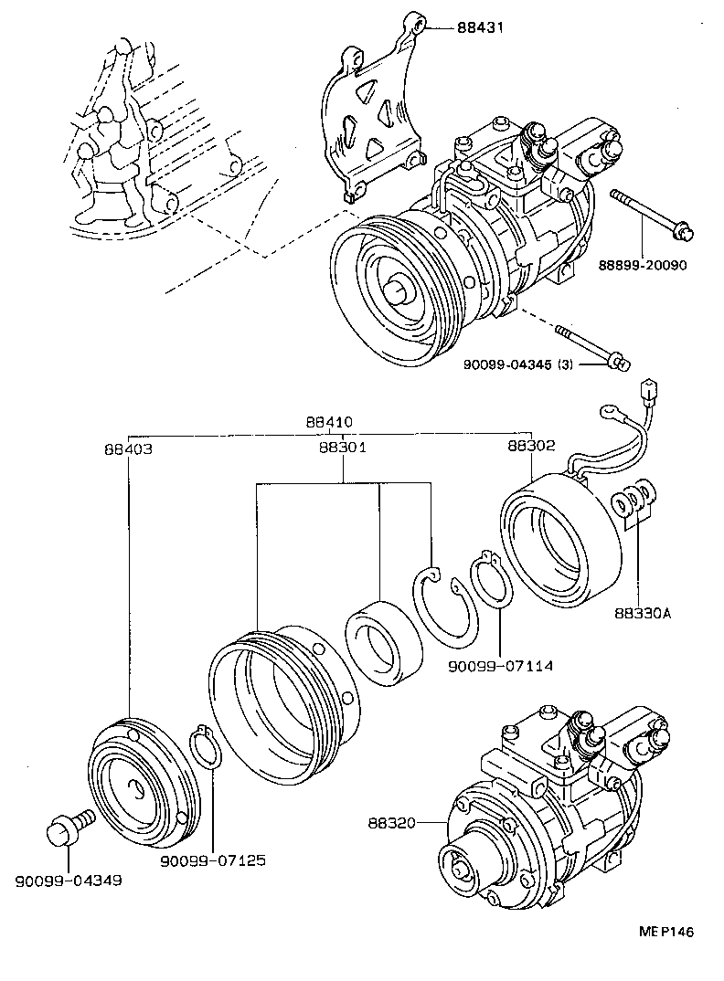  CARINA 2 |  HEATING AIR CONDITIONING COMPRESSOR