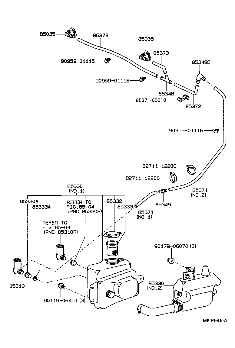  LAND CRUISER 80 |  WINDSHIELD WASHER