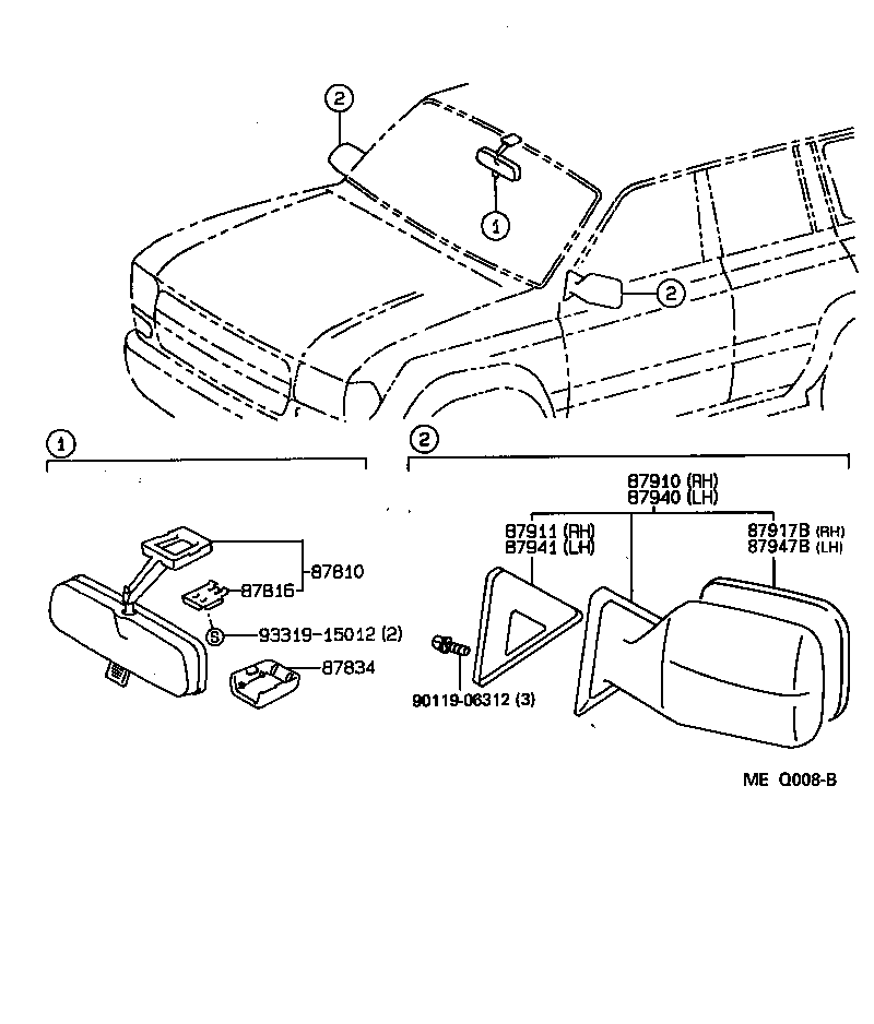  LAND CRUISER 80 |  MIRROR