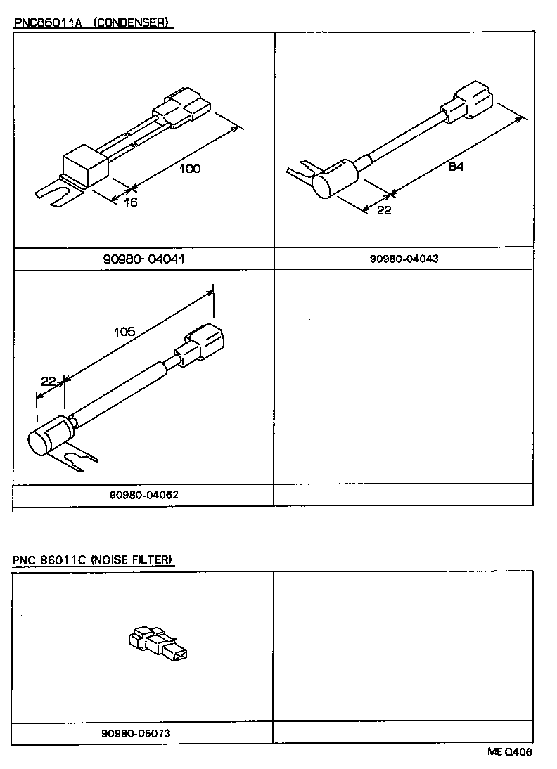  CELICA |  RADIO RECEIVER AMPLIFIER CONDENSER