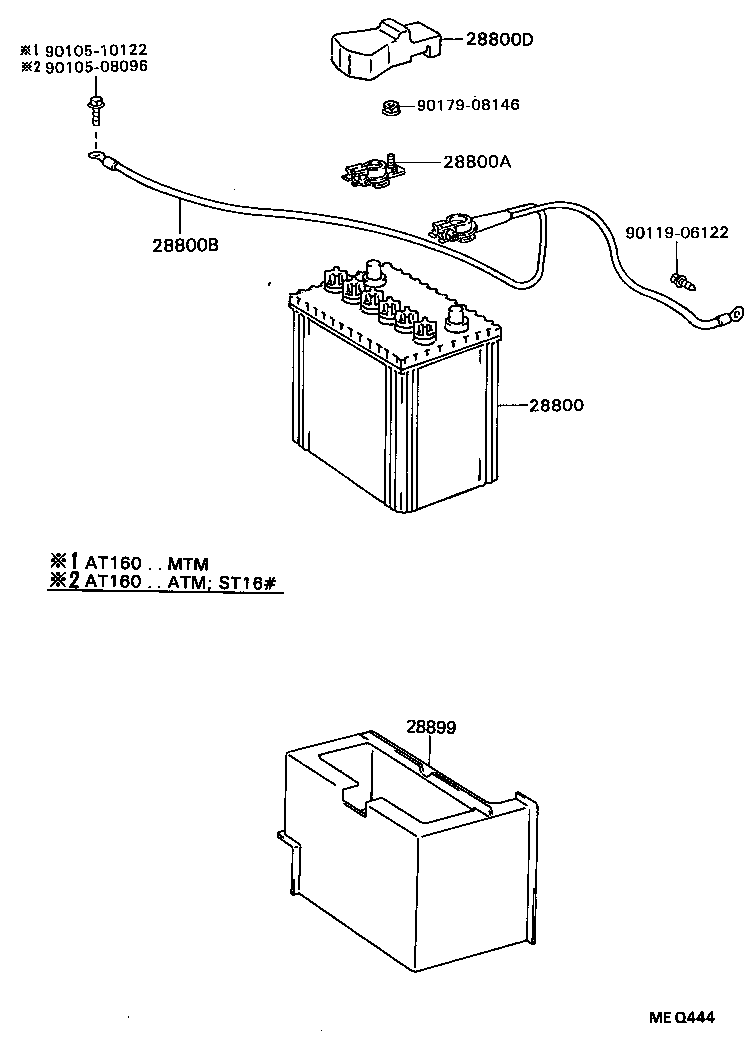  CELICA |  BATTERY BATTERY CABLE