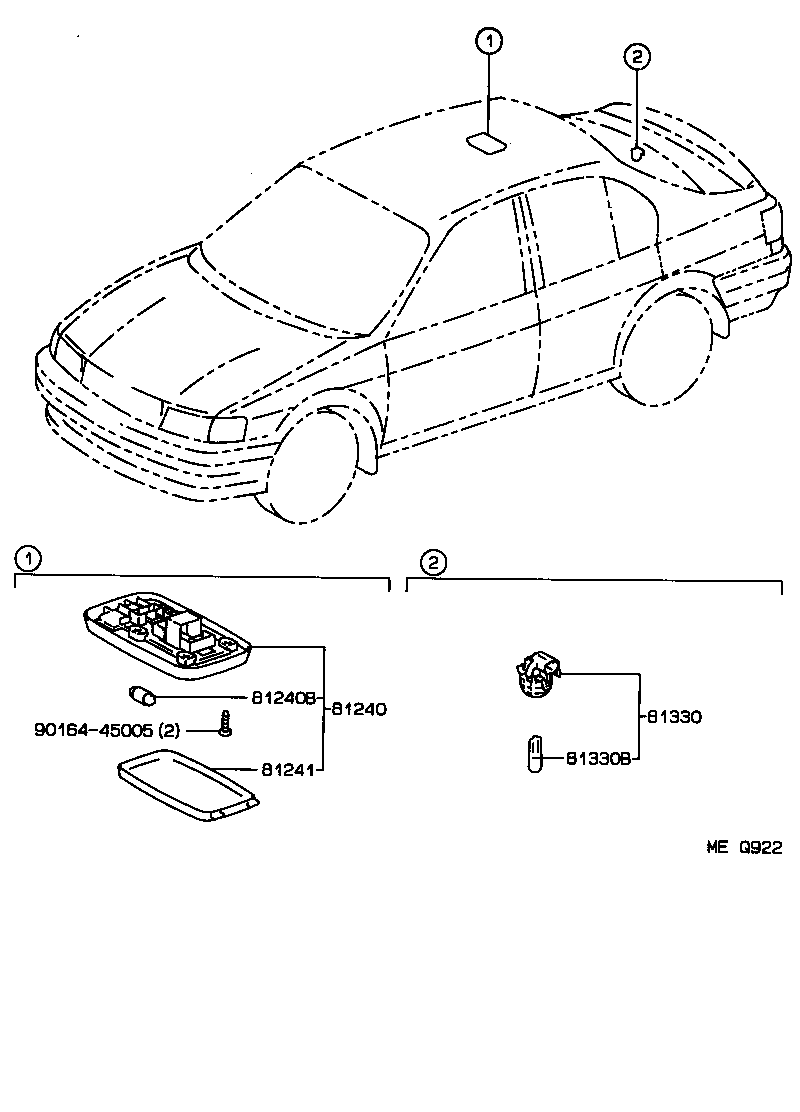  TERCEL |  INTERIOR LAMP