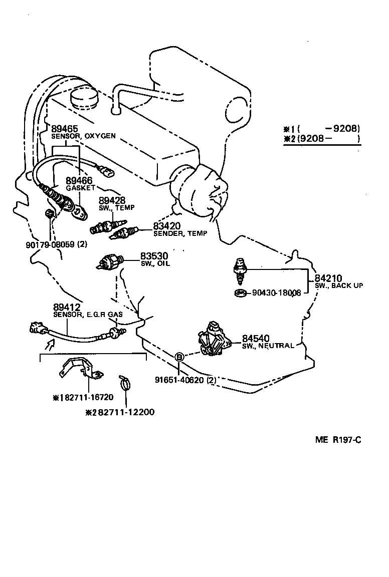  TERCEL |  SWITCH RELAY COMPUTER