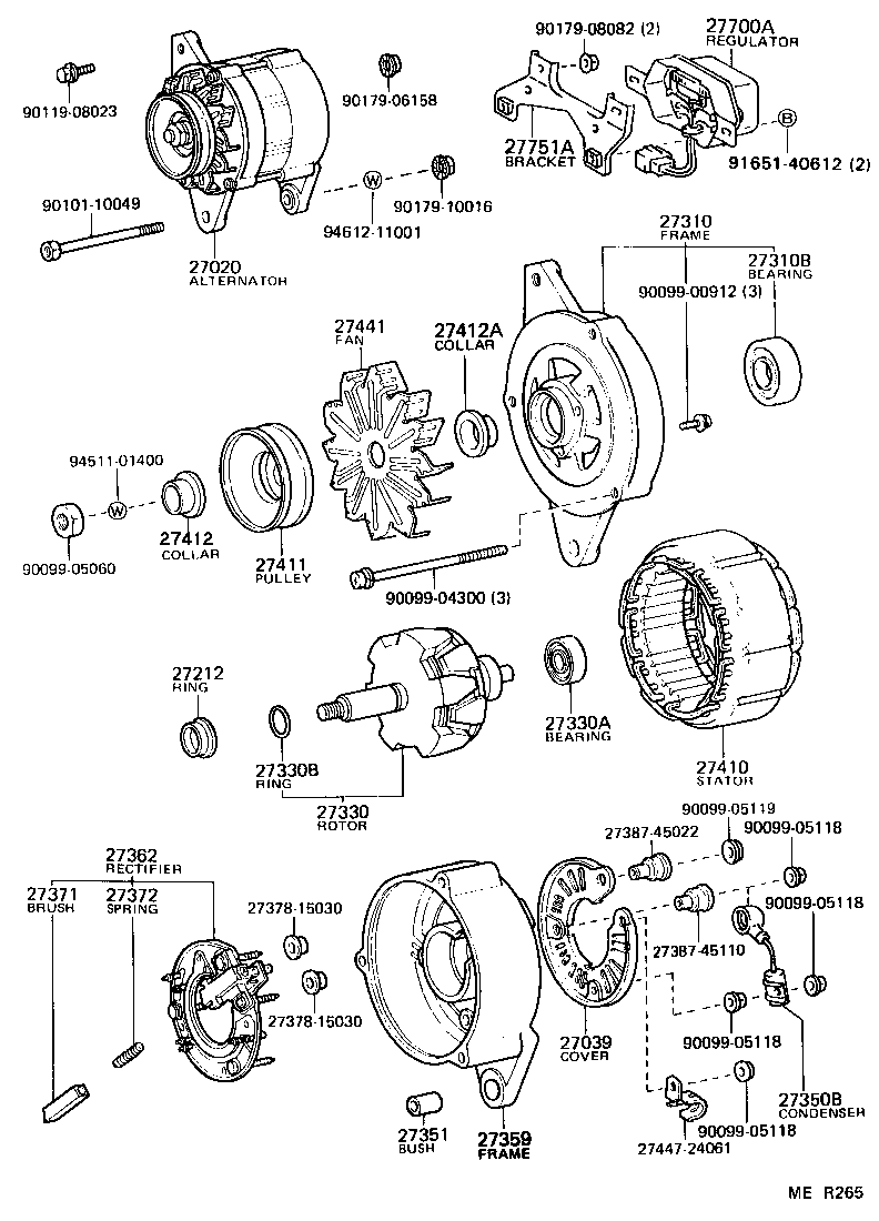  LITEACE VAN WAGON |  ALTERNATOR