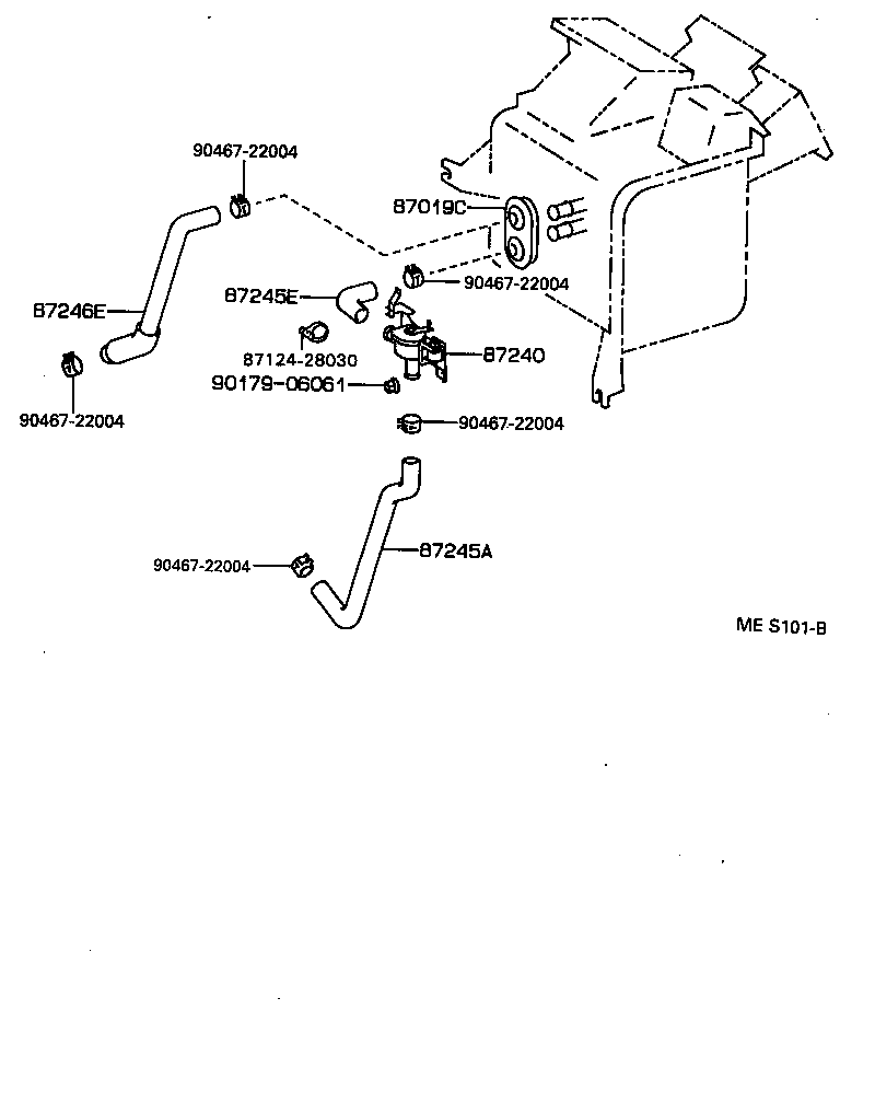  CELICA |  HEATING AIR CONDITIONING WATER PIPING