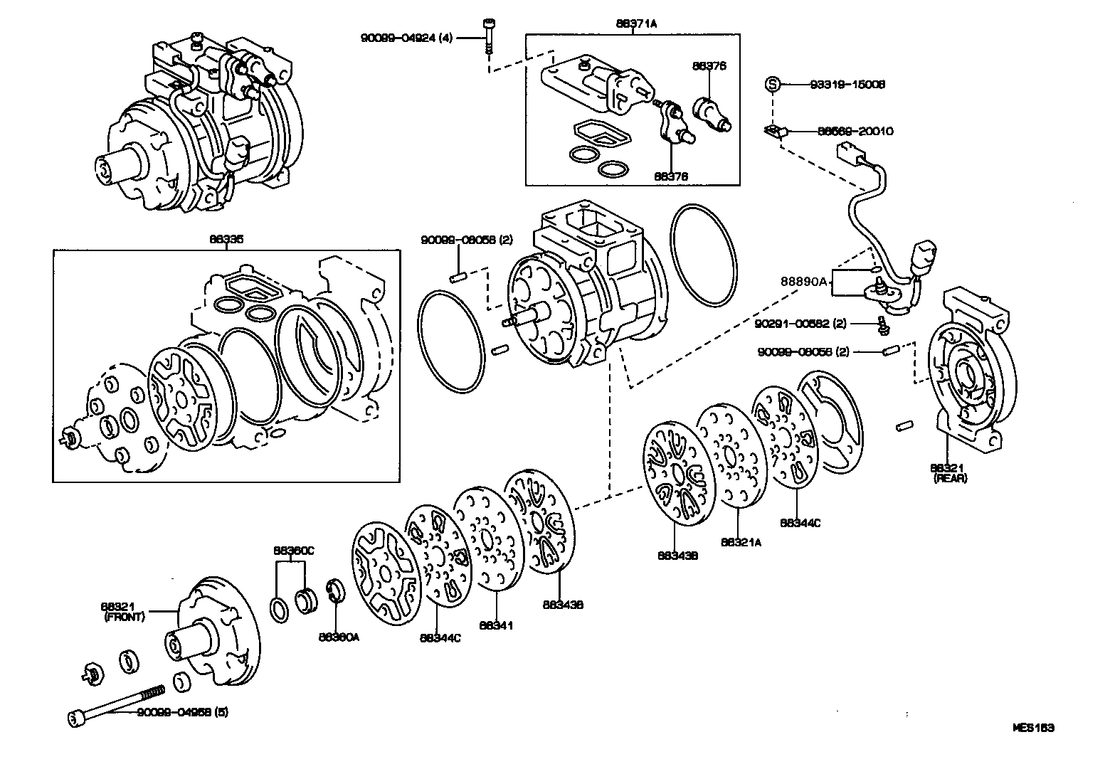  CELICA |  HEATING AIR CONDITIONING COMPRESSOR