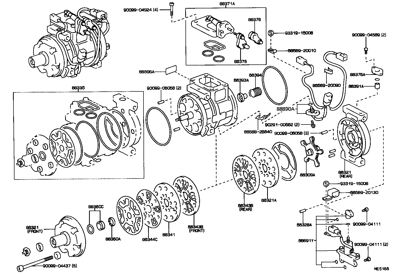  CELICA |  HEATING AIR CONDITIONING COMPRESSOR