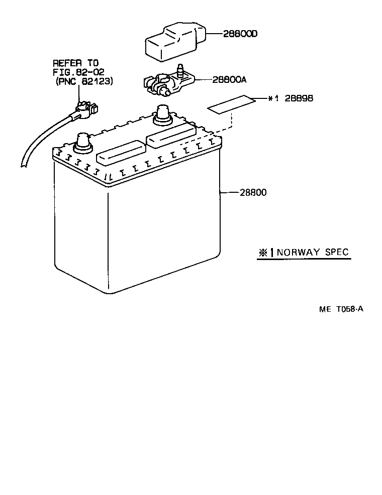  LITEACE VAN WAGON |  BATTERY BATTERY CABLE