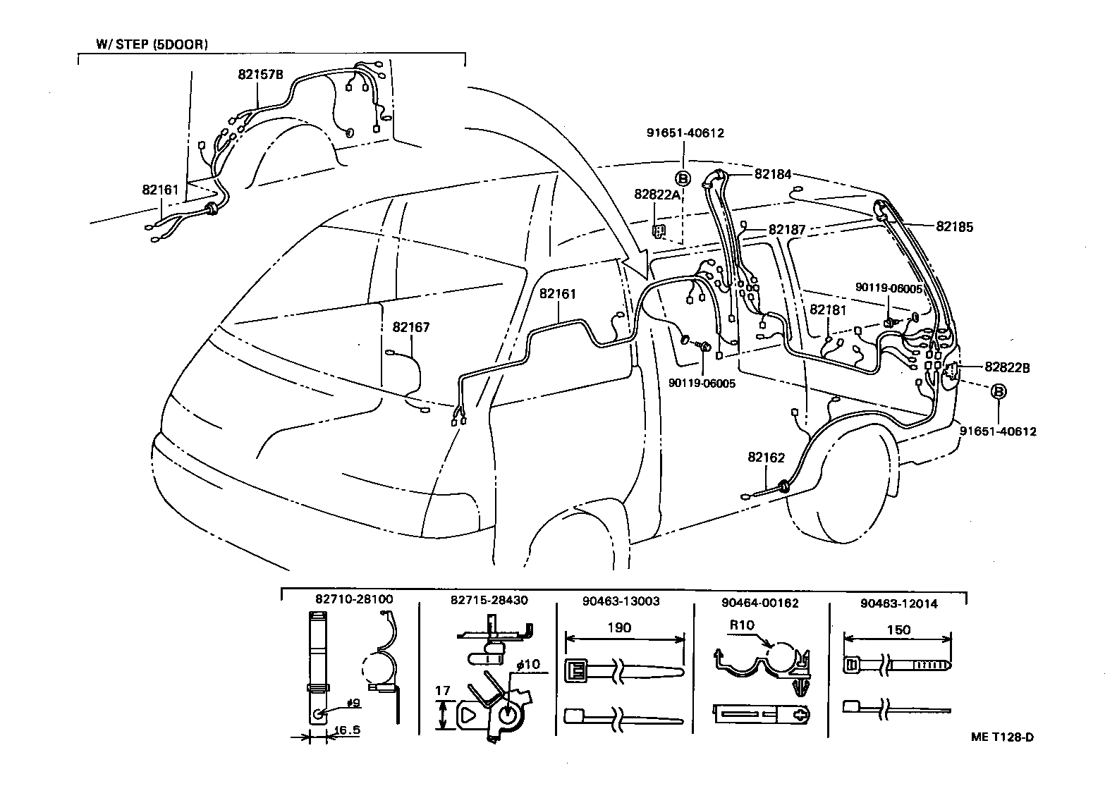  LITEACE VAN WAGON |  WIRING CLAMP