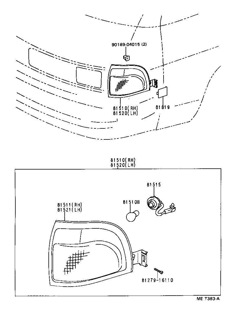  LITEACE VAN WAGON |  FRONT TURN SIGNAL LAMP