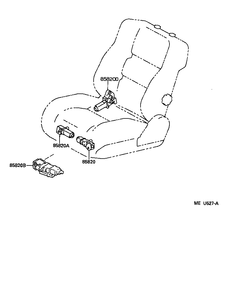  LAND CRUISER 80 |  SEAT MOTOR SEAT HEATER