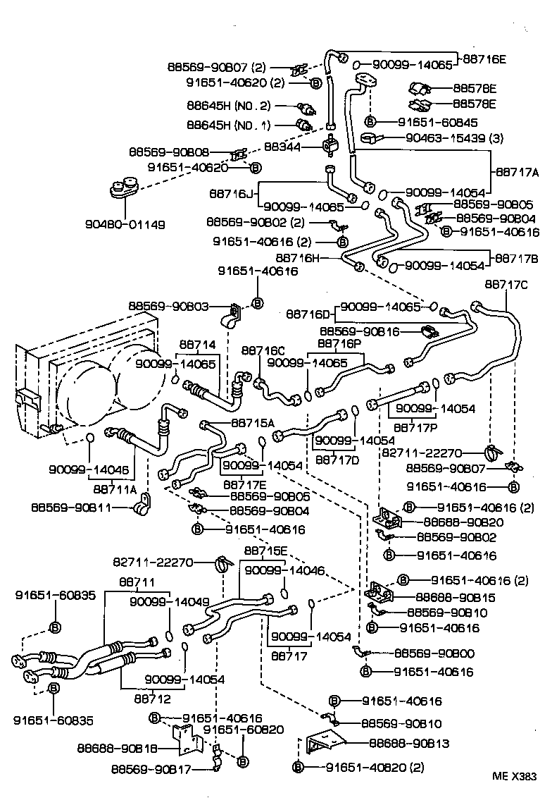  COASTER |  HEATING AIR CONDITIONING COOLER PIPING