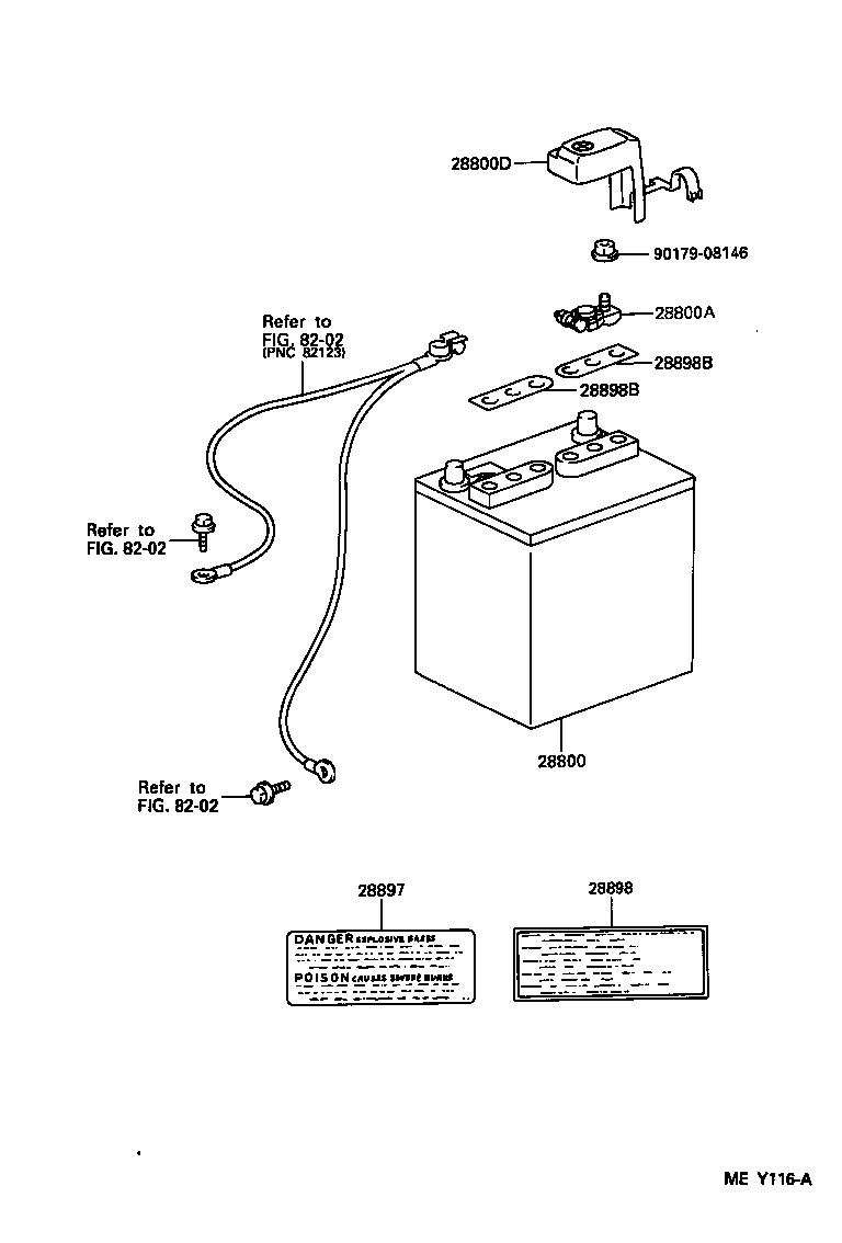  TERCEL |  BATTERY BATTERY CABLE