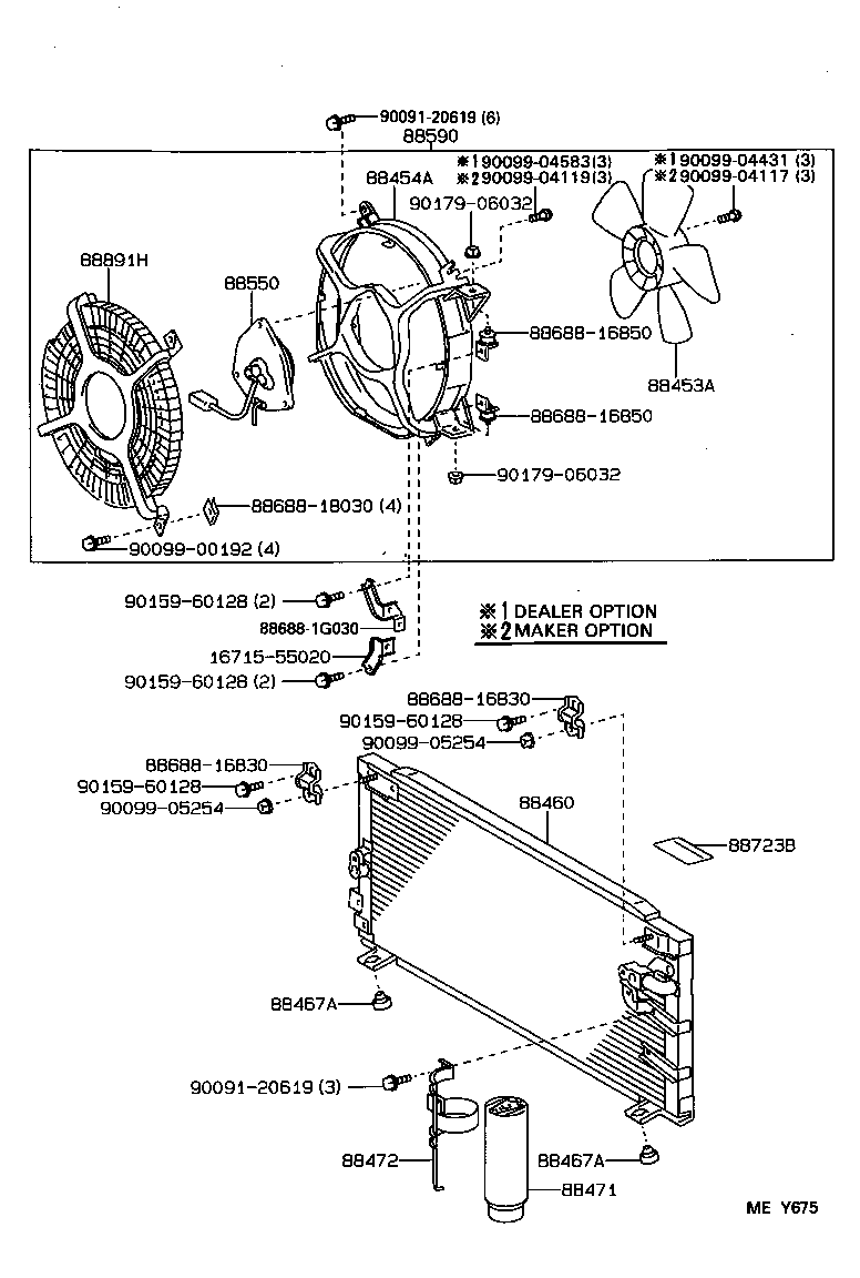  TERCEL |  HEATING AIR CONDITIONING COOLER PIPING