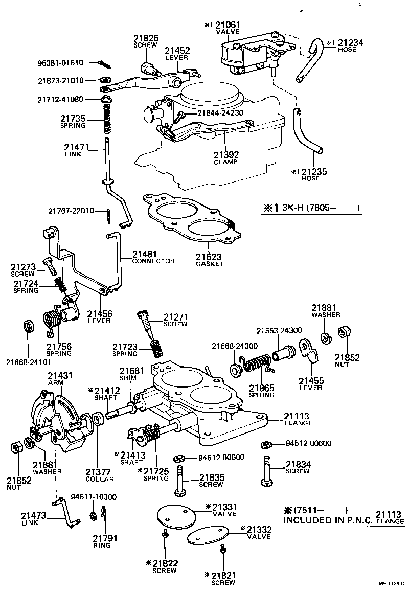  TOYOTA1000 |  CARBURETOR