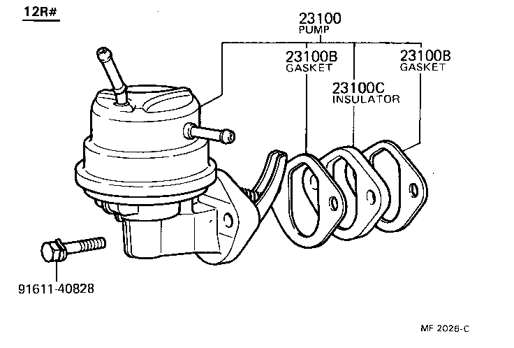  TOYOACE |  FUEL PUMP PIPE