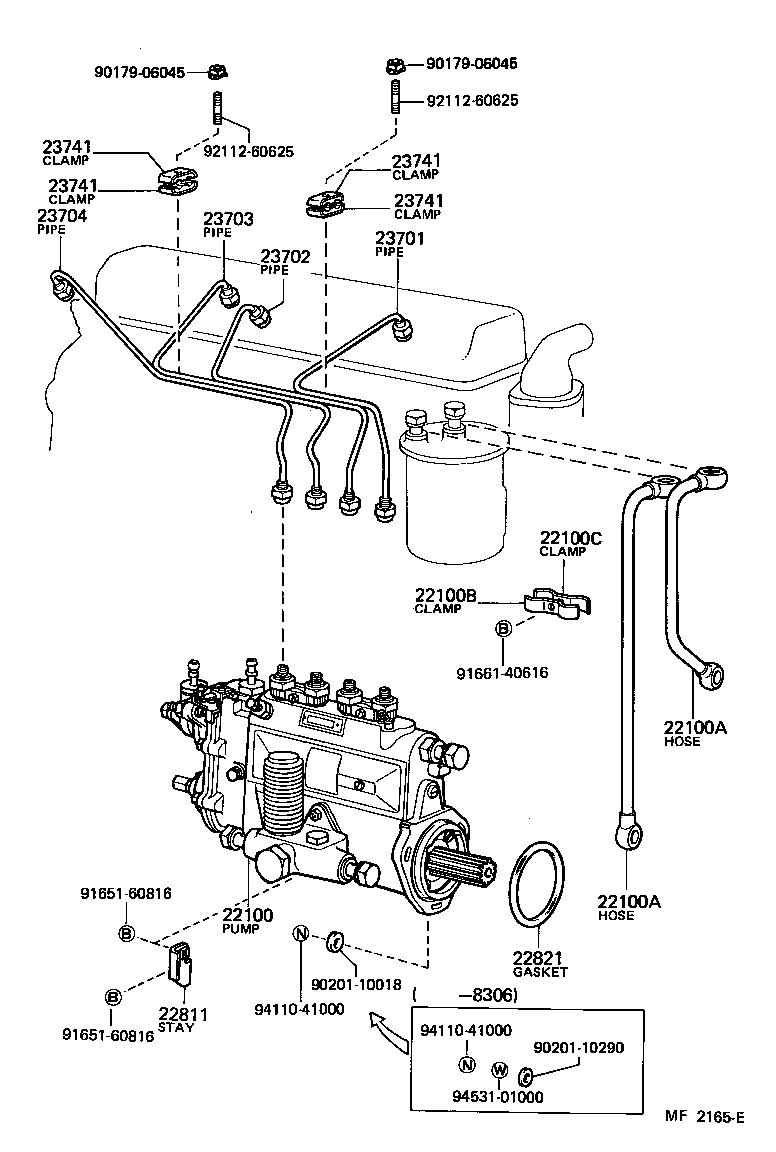  TOYOACE |  INJECTION PUMP ASSEMBLY