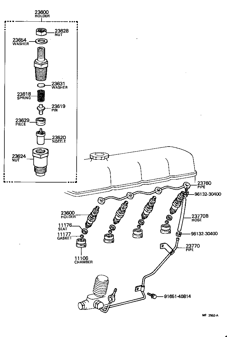  LAND CRUISER 60 |  INJECTION NOZZLE