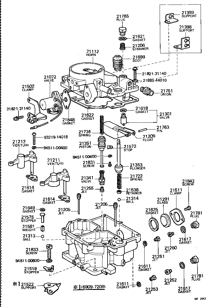  LAND CRUISER 40 50 |  CARBURETOR