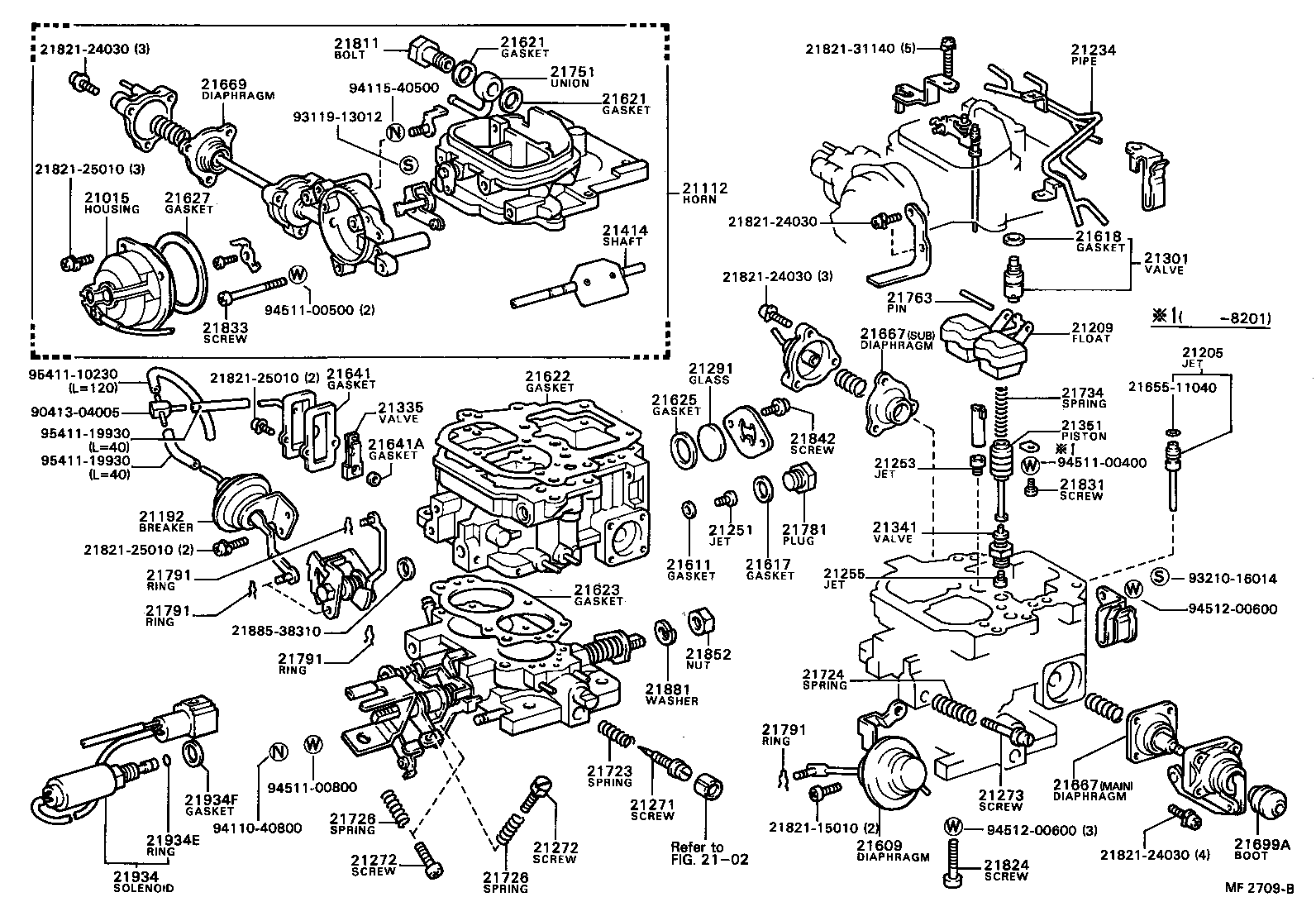  CRESSIDA |  CARBURETOR