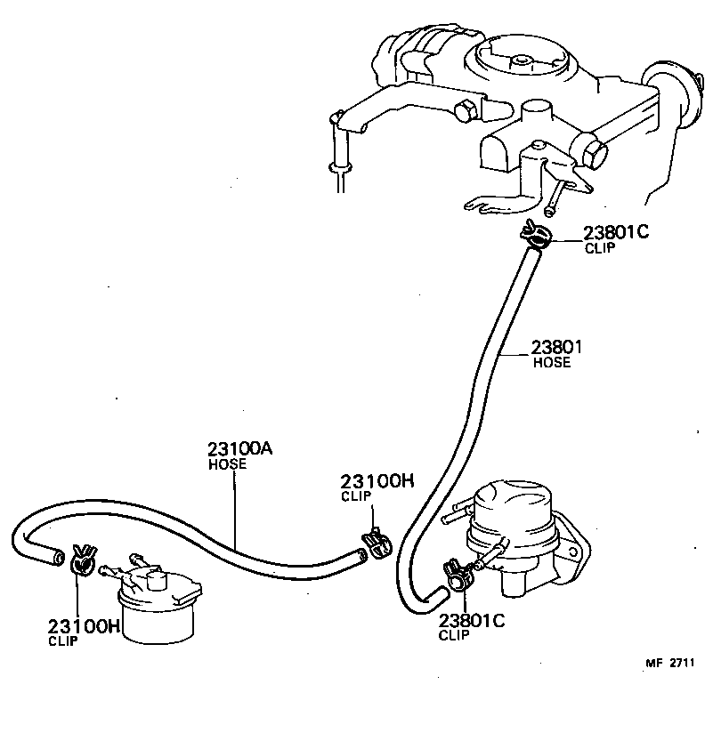  CELICA |  FUEL PIPE CLAMP