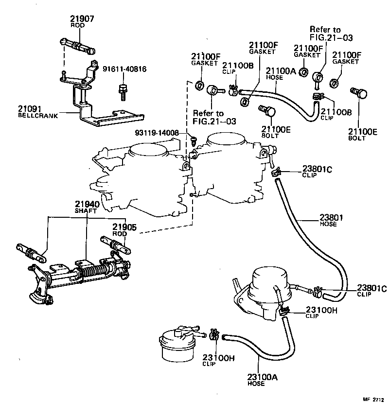  CELICA |  FUEL PIPE CLAMP