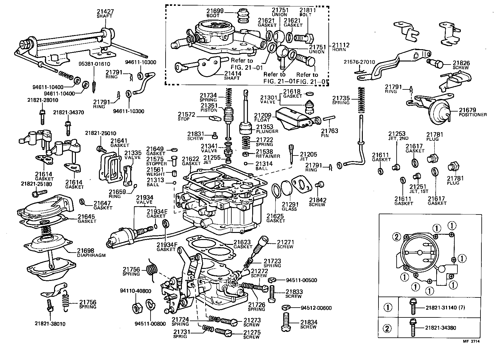  COROLLA |  CARBURETOR