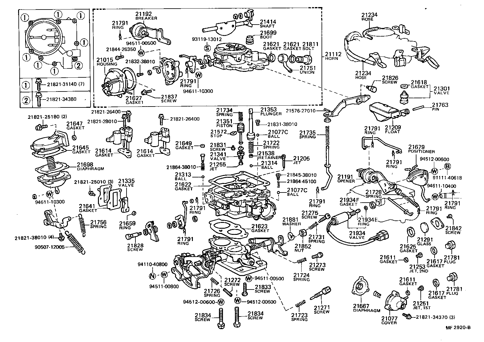  CRESSIDA |  CARBURETOR