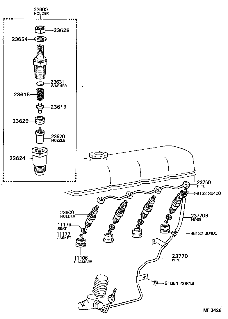  LAND CRUISER 40 |  INJECTION NOZZLE