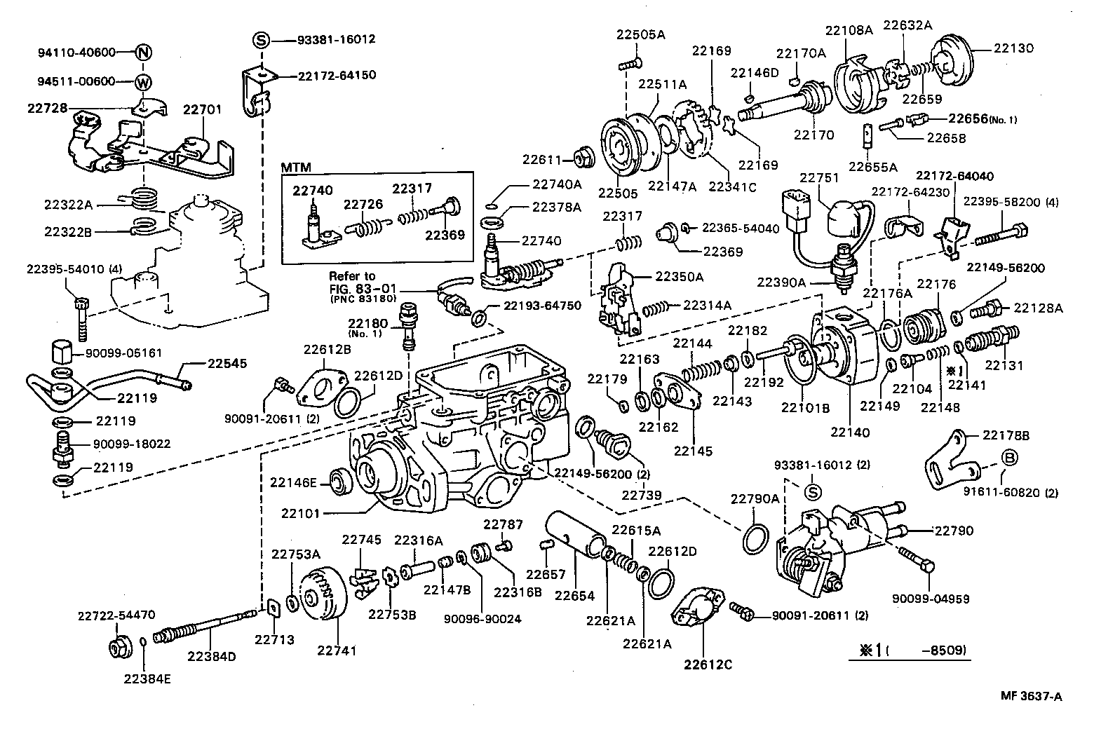  CAMRY |  INJECTION PUMP BODY