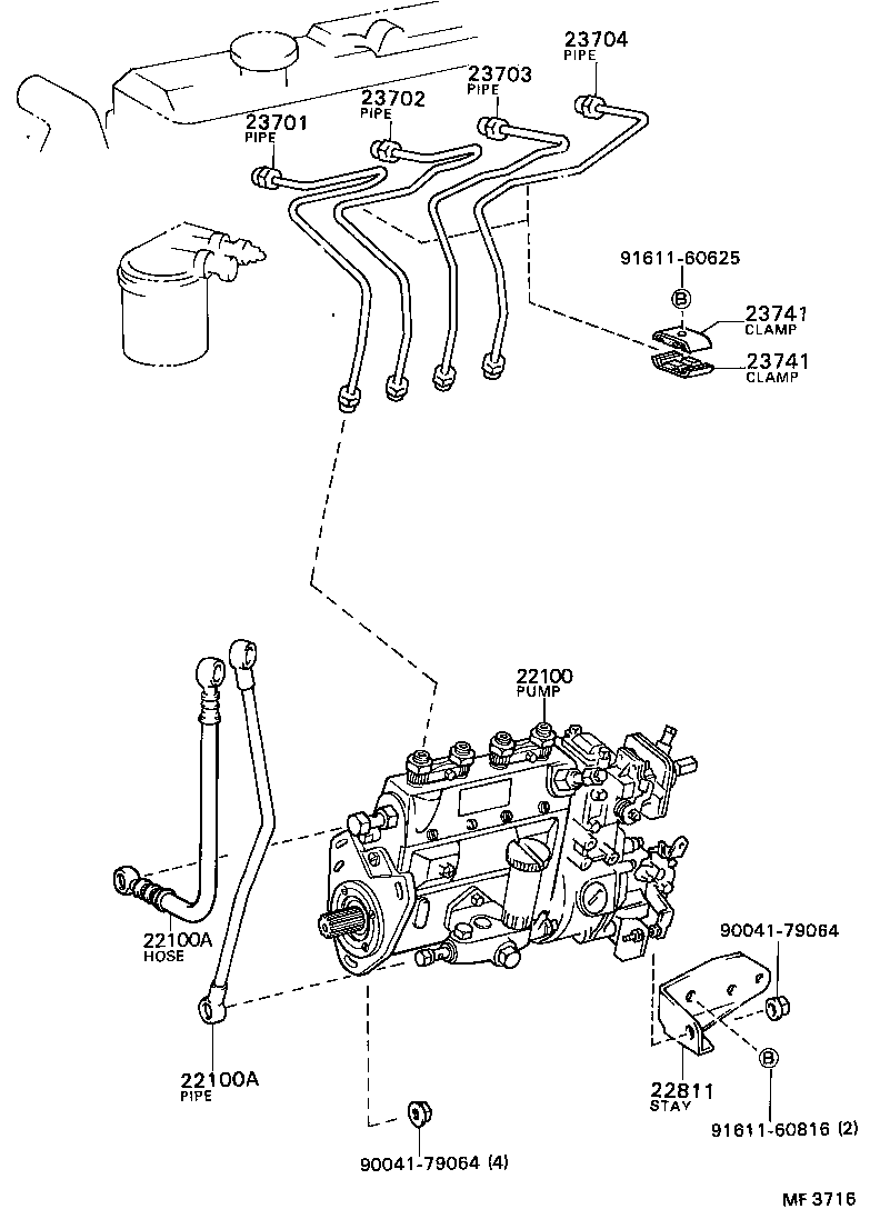  COASTER |  INJECTION PUMP ASSEMBLY