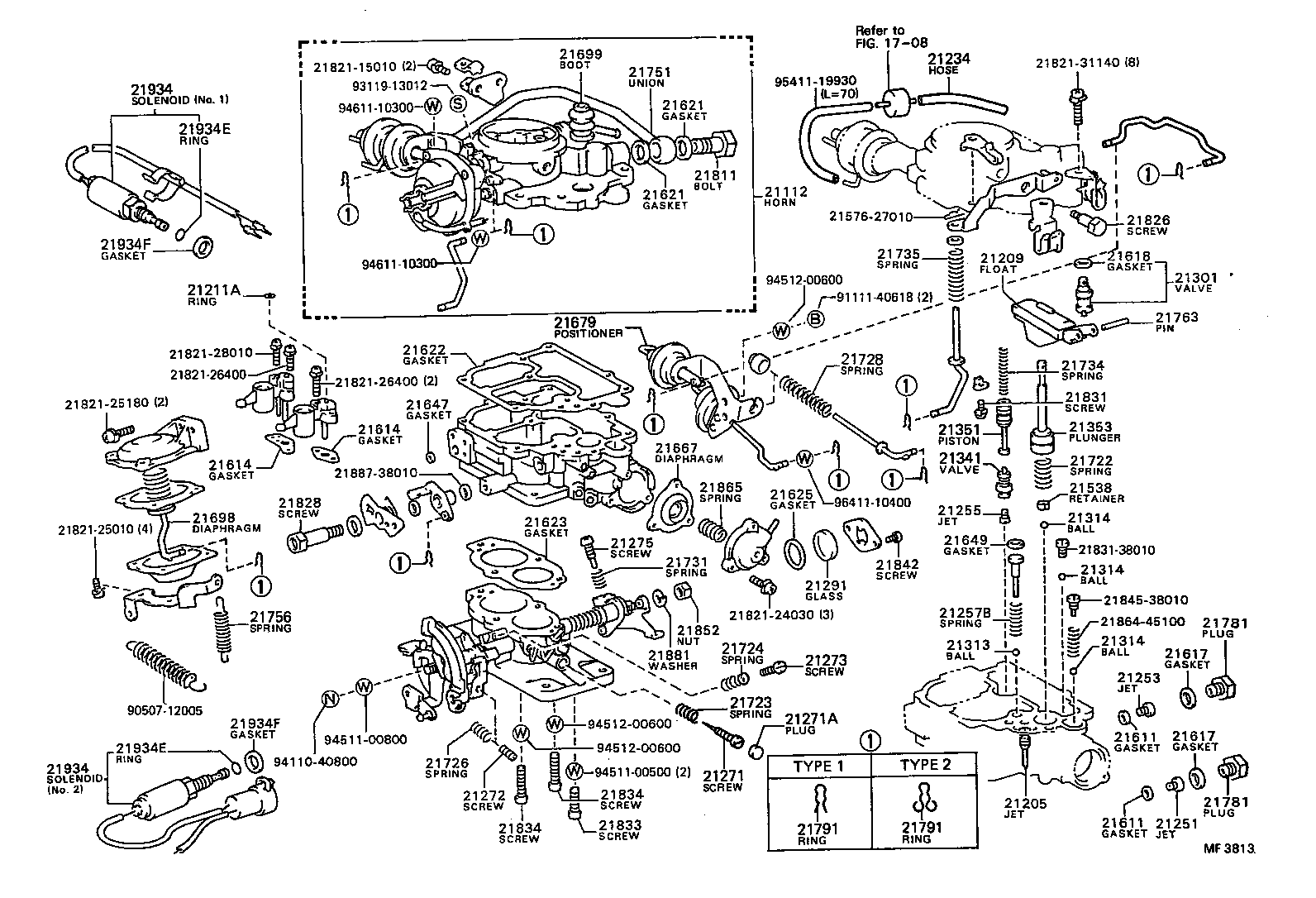  TERCEL |  CARBURETOR