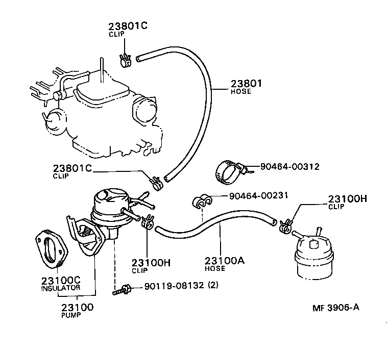  CAMRY |  FUEL PUMP PIPE