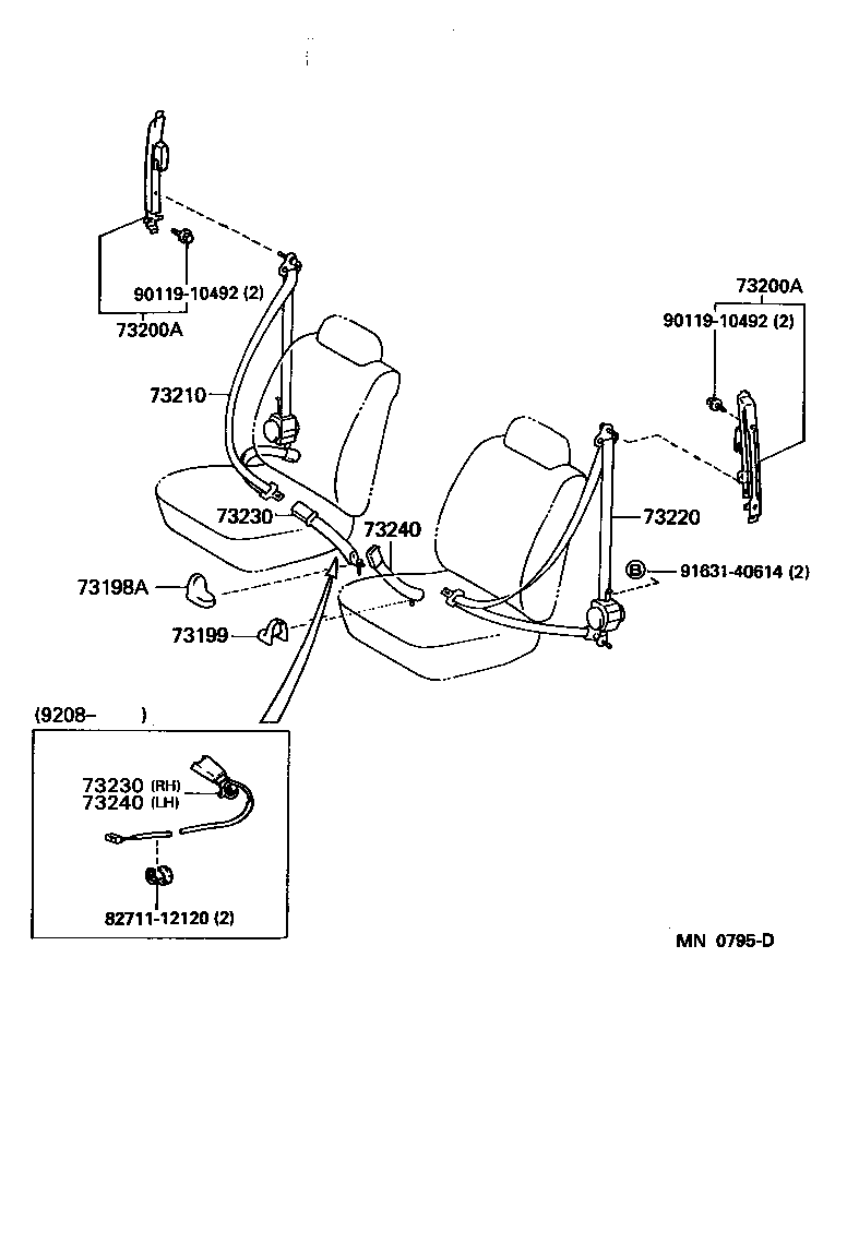  LAND CRUISER 80 |  SEAT BELT