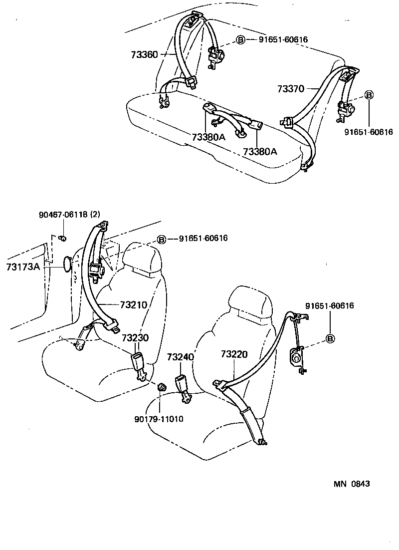  CELICA |  SEAT BELT CHILD RESTRAINT SEAT