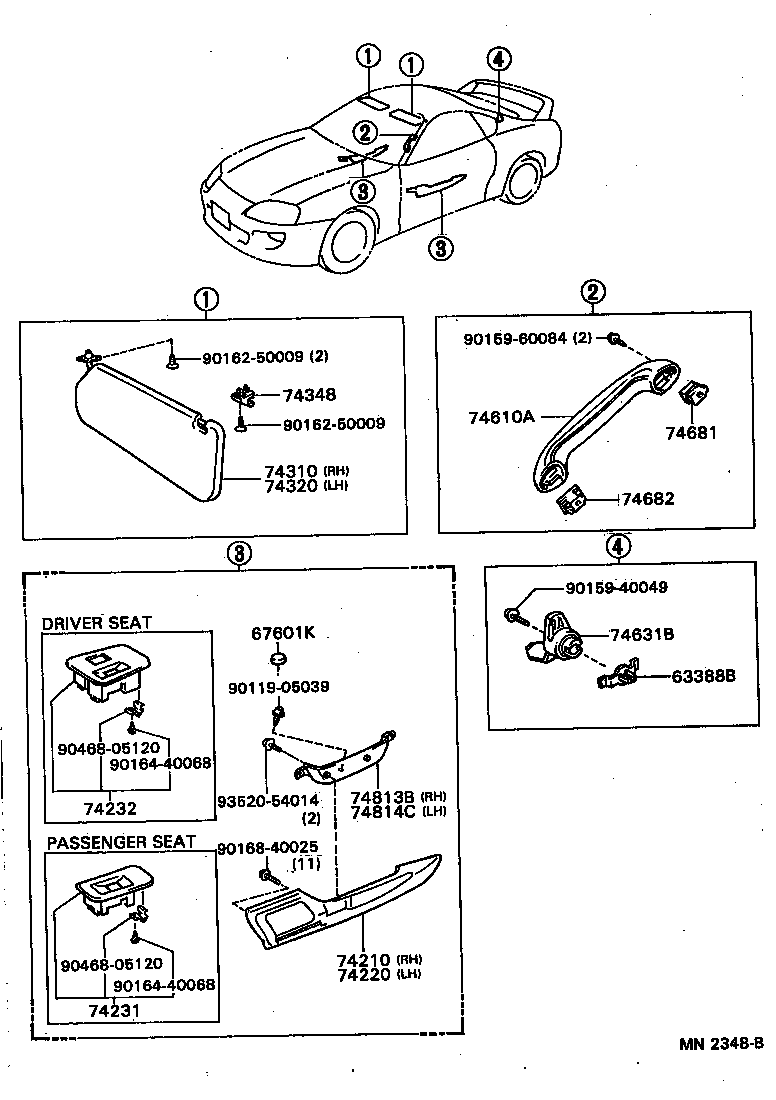  SUPRA |  ARMREST VISOR