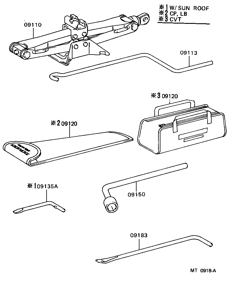  CELICA |  STANDARD TOOL