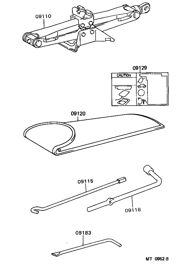  TERCEL |  STANDARD TOOL