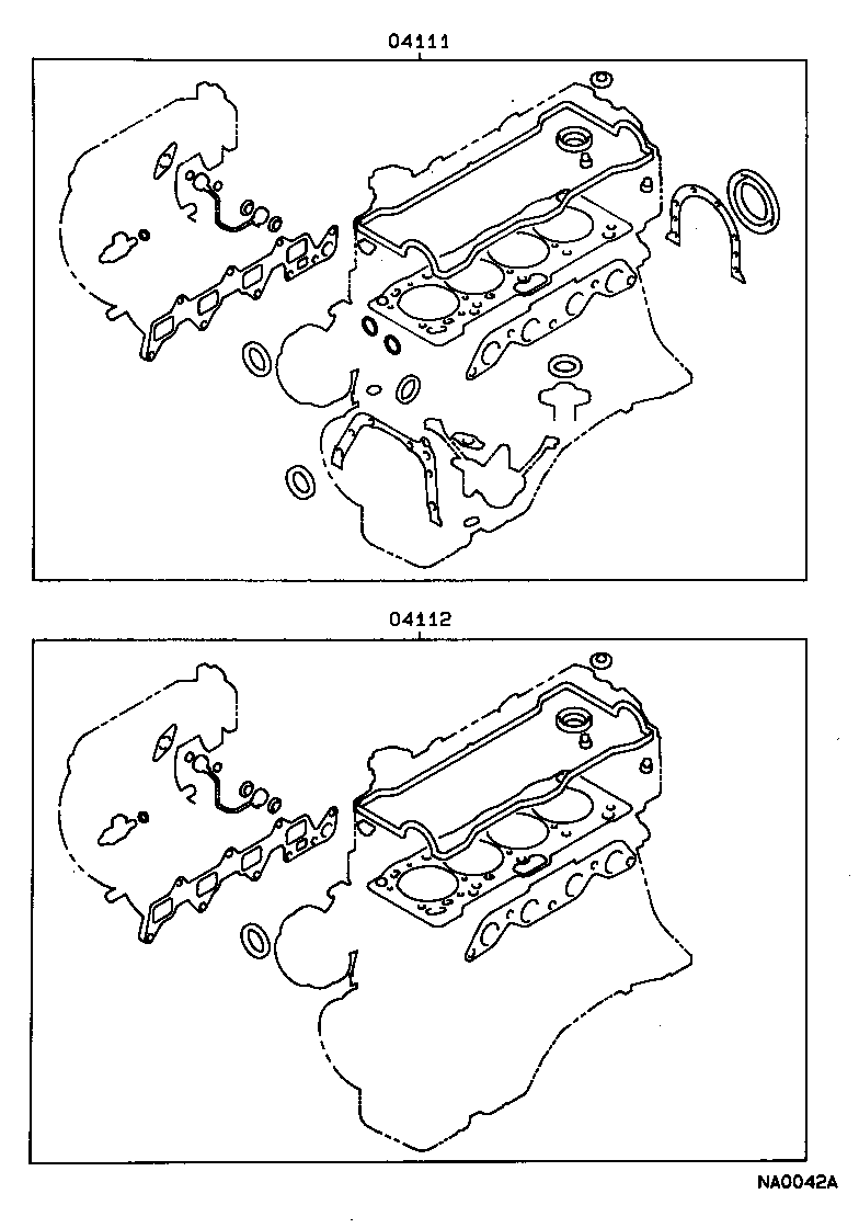  COROLLA HB |  ENGINE OVERHAUL GASKET KIT