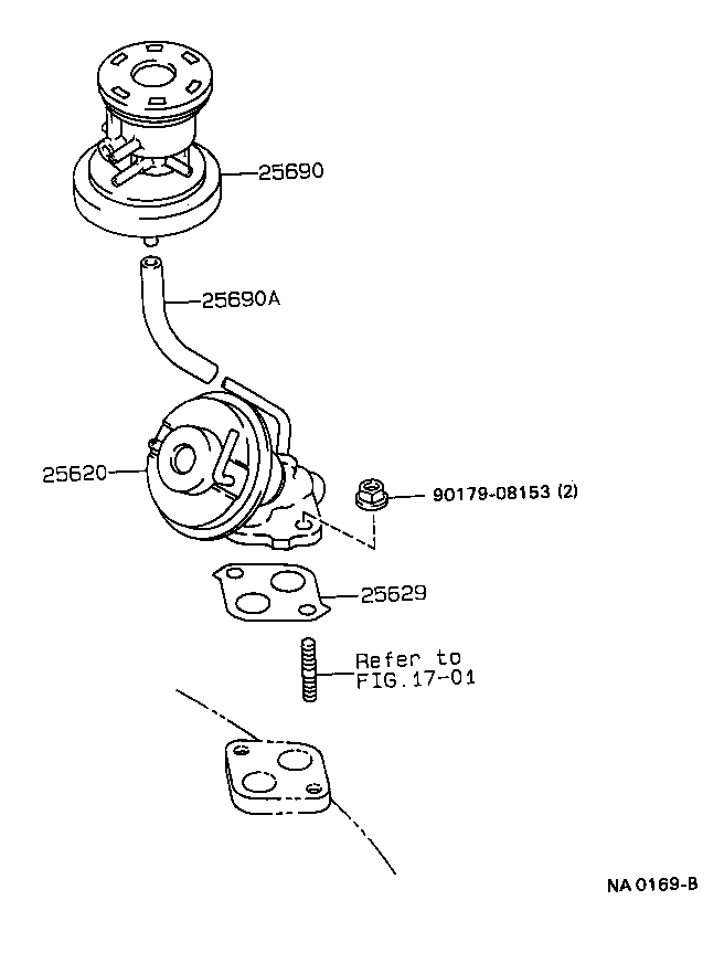  COROLLA HB |  EXHAUST GAS RECIRCULATION SYSTEM